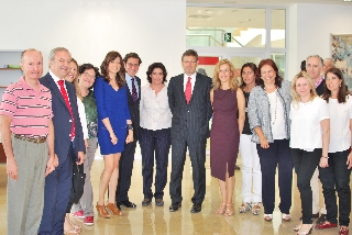 El ministro conoció la Sala Amigable para menores y la Unidad de Mediación Intrajudicial, dos experiencias piloto en la Región de Murcia 